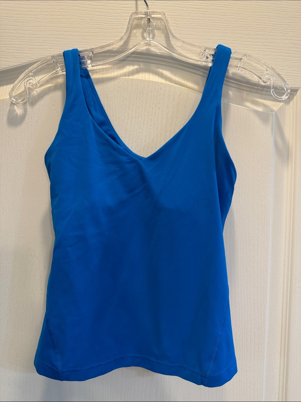 lululemon athletica Royal Blue V-Neck Tank Top
